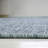 Longe Modern Minimalist Radius Corner Solid Turquoise Indoor/Outdoor Rug-594346823