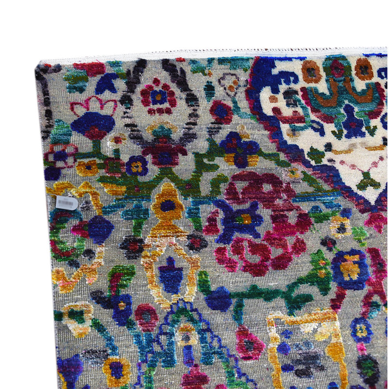 Canterbury Hand Knotted Floral Area Rug, Rectangle 9' x 12'