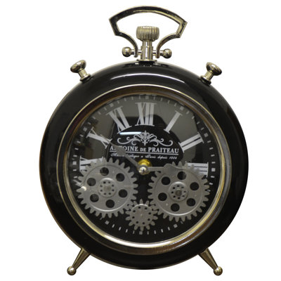 Metal Quartz Movement / Crystal Tabletop Clock