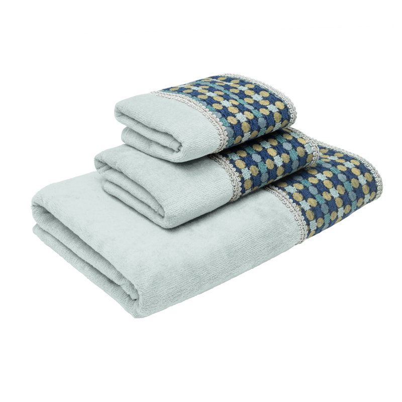 Cotton Jacquard, Blue