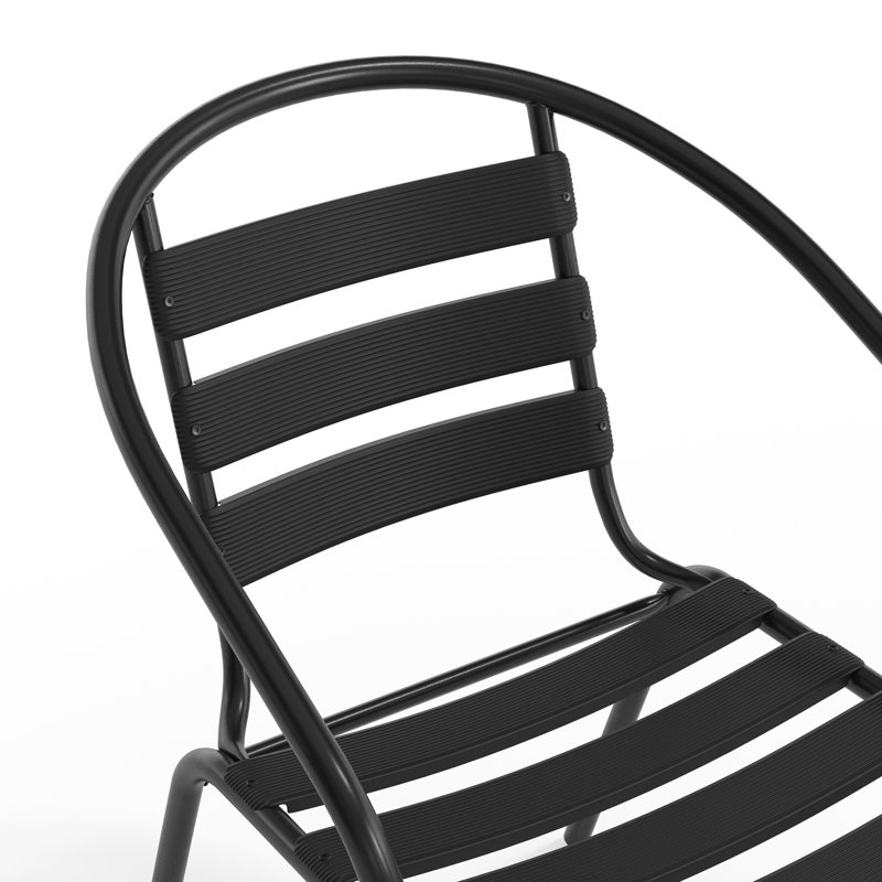 Chaise de patio Siyam, Noir