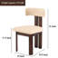 Chaise d'appoint rembourrée en coton