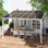 Pergola murale en aluminium avec lumière solaire Yardgrace