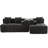 101.2" Modular For Living Room, Grey. High Foam Construction. Elegant Curved . 3 Square Pillows & 2 Bolster Included. Back. American Design Style. 250Lbs Seat Capacity. 17.3" Height. Chenille-1277566342