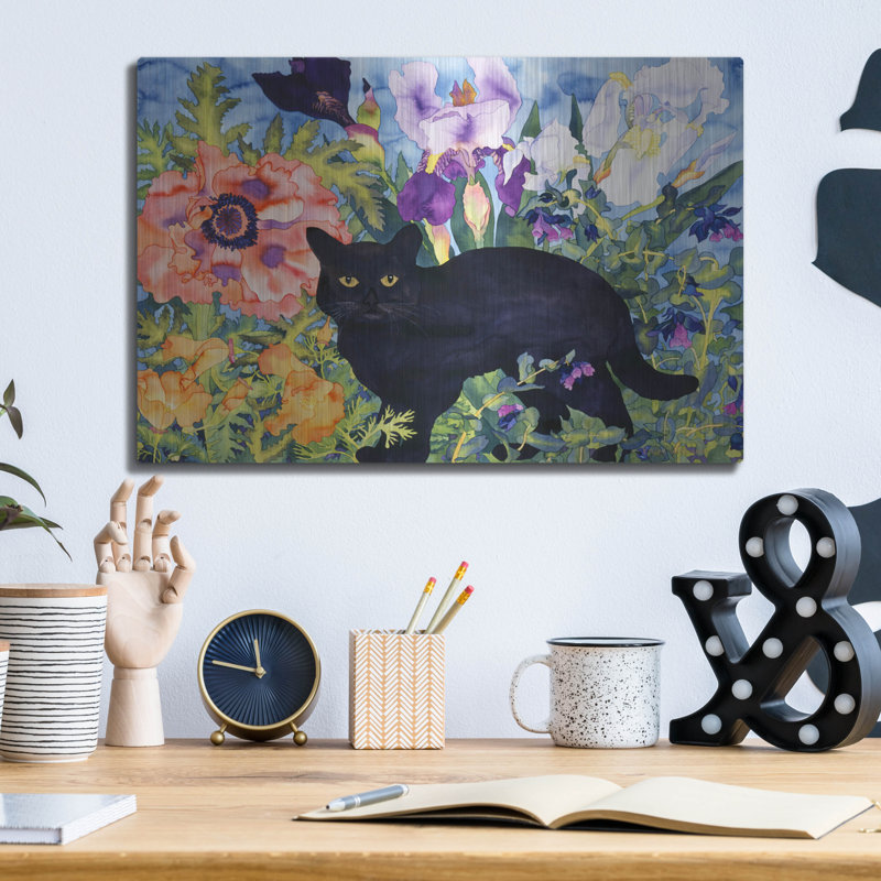 «Black Cat Magic» par Carissa Luminess, H 12 po x l 16 po