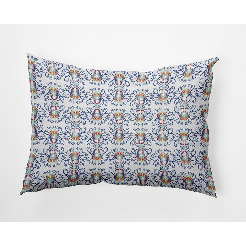Geometric Reversible Throw Pillow, 14" H x 20" W, Rectangular