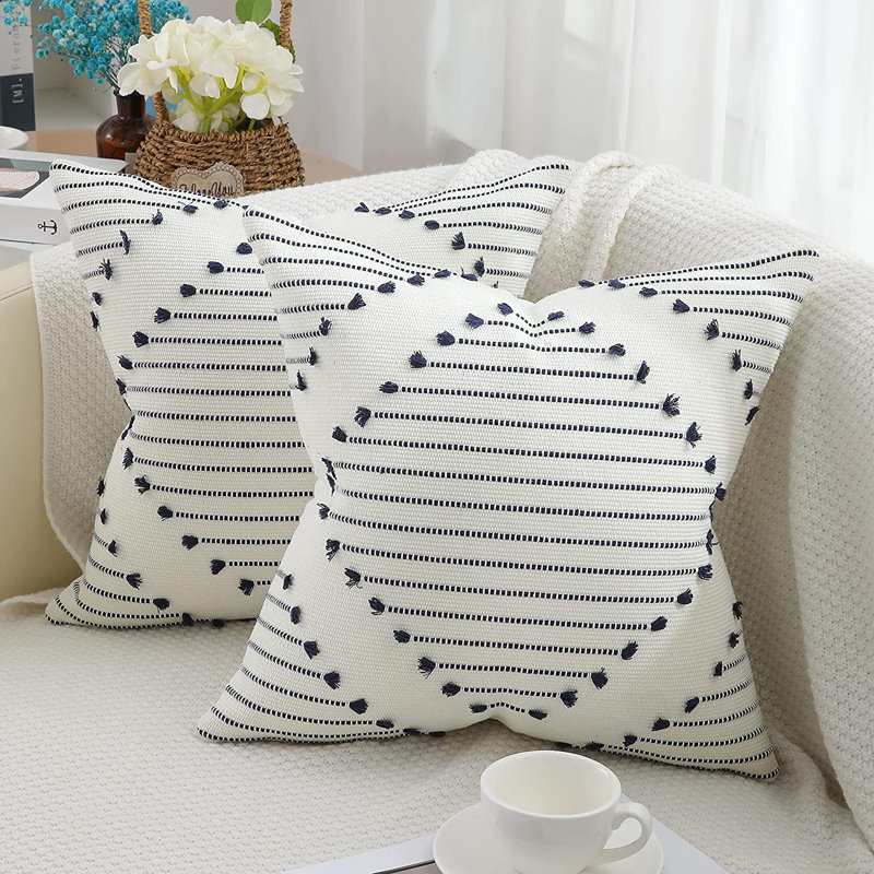 Pillow Cover, 18" x 18", Navy Blue