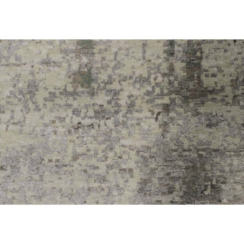 Silk Abstract Area Rug
