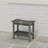 Outsunny Shower Bench, HDPE Shower Stool With Handle, Storage Shelf For Indoor Outdoor, Dark Gray