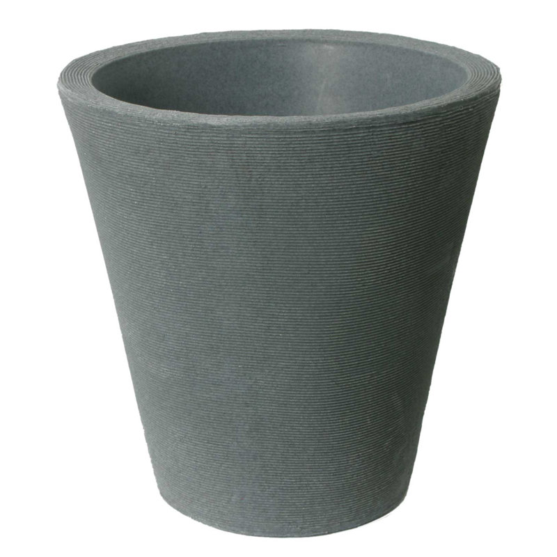 Strafford Self Watering Ribbed Pot Planter, Terra Cotta, 20" H x 20" W x 20" D