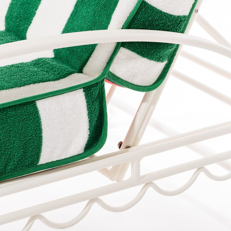 Serviette The Lounger, Rayures vertes Crew Canyon