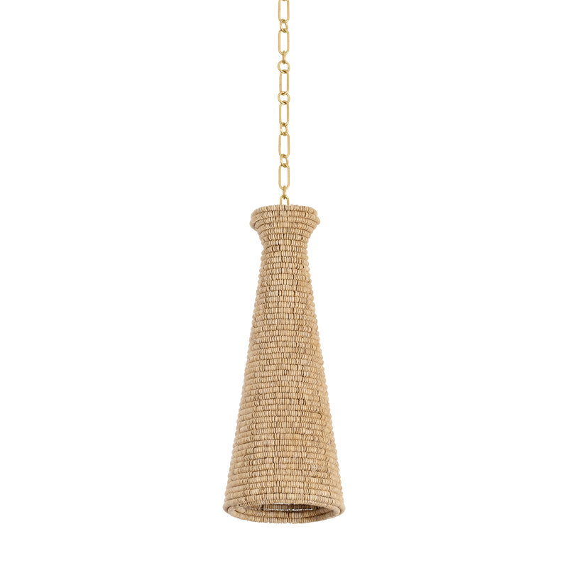 TALLMAN PENDANT, 20.25" H x 8" W x 8" D