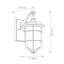 Millcreek Black Outdoor Wall Lantern-37015781