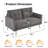 Balaton Upholstered 56.7'' Loveseat-1339224179