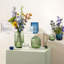 Villeroy & Boch Fleur Blue Vase, 8.75 in, Blue, Dishwasher Safe, Mouth-Blown and Handmade Glass Vase-1515095015-1536883483