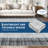 Large Modern Farmhouse Rugs Tartan Plaid Non-Slip Washable Rugs, Low Pile Soft Non Shedding Stain Resistant Carpet for Open Floor Plan/Office-1610854873