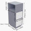 25 cm W Bedside Table