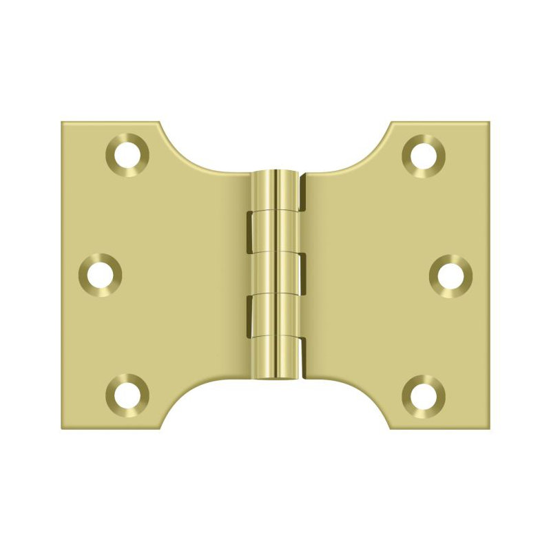 Hinge, Polished Brass