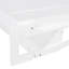 Lit escamotable double pleine grandeur avec placard, tiroirs et tablettes, blanc-407737872-407737873