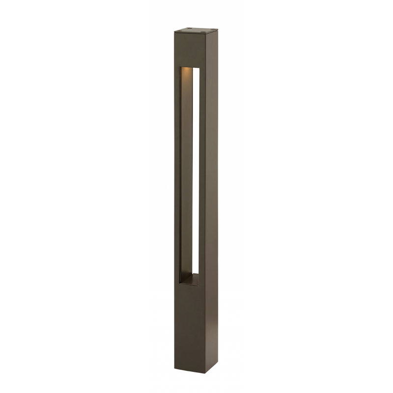 Atlantis Low Voltage Metal Bollard Light, Bronze