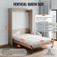 Ensemble de lit escamotable mural simple Deluxe Deluxe