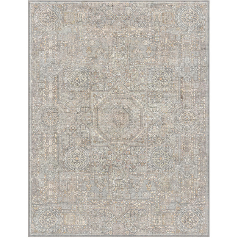 Espy Amman Vintage Oriental Area Rug, Rectangle 9'10" x 13'