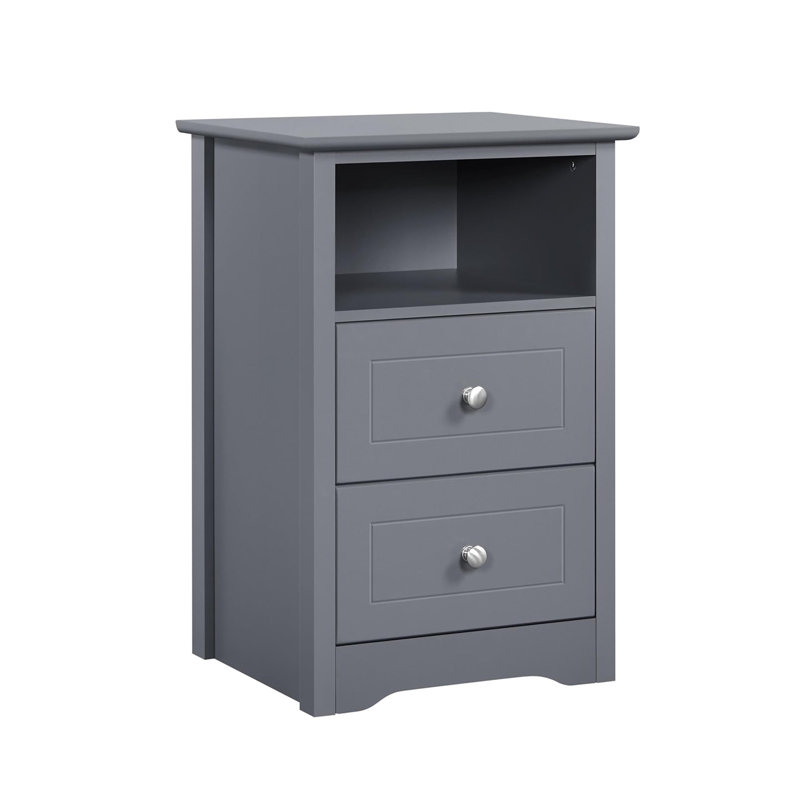 40cm W Manufactured Wood Bedside Table