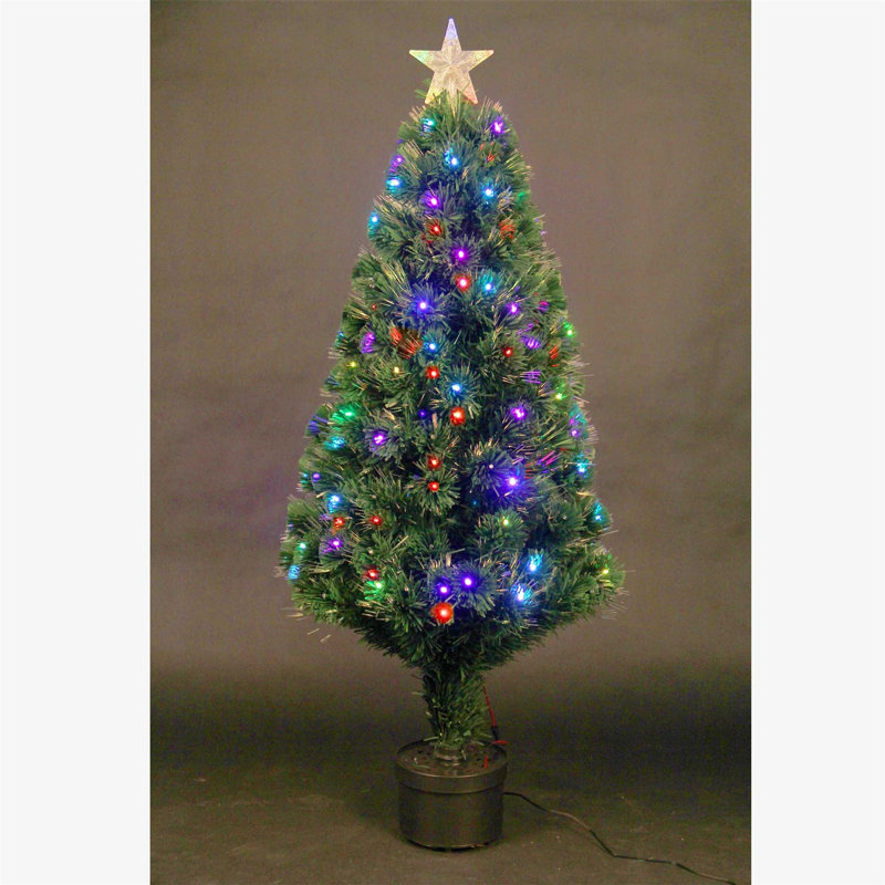 Lighted Artificial Christmas Tree, 2 ft.
