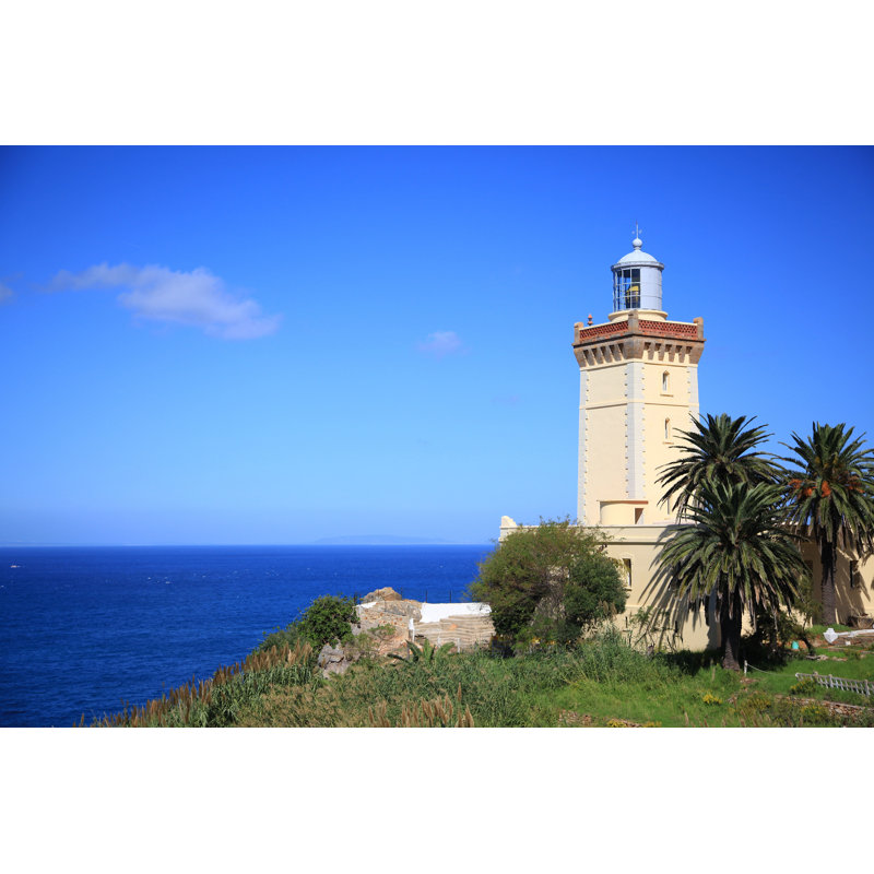 Lighthouse of Cap Spartel 1 Piece Wrapped Canvas Wall Art, 51cm H x 76cm W x 3.8cm D