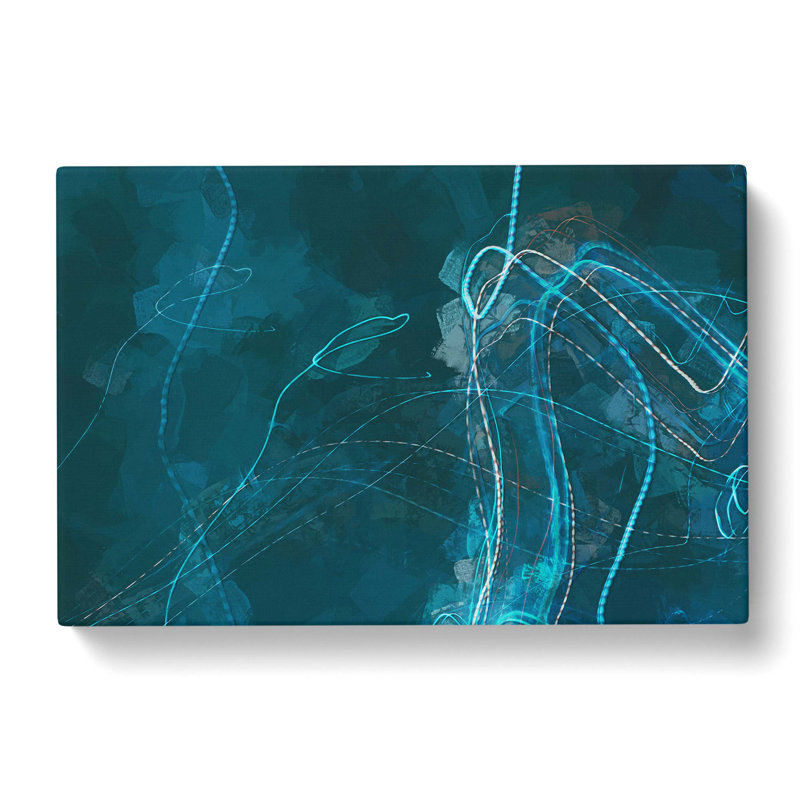 Without You In Abstract - Wrapped Canvas Painting, 35cm H x 50cm W x 3cm D