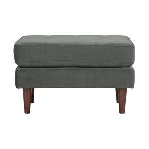 Auberbach Malden Burnt Sienna Velvet Ottoman