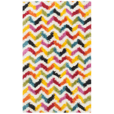 Chevron Multi-Colour Area Rug