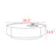 Table basse moderne en bois massif minimaliste