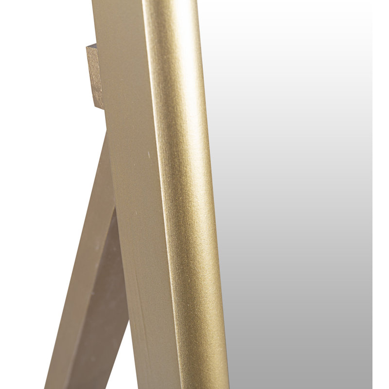 Wood Flat Floor Mirror