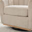 Fauteuil demi-tonneau pivotant surdimensionné (ensemble de 2)-1885883291