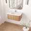 Meuble-lavabo mural 36 po avec comptoir en marbre artificiel Arcora