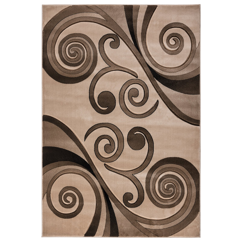 Tapis beige Adonia, Rectangle 9 pi 6 po x 13 pi 10 po