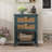 Wood Console Table with 2 Drawers,Shelf-449645315
