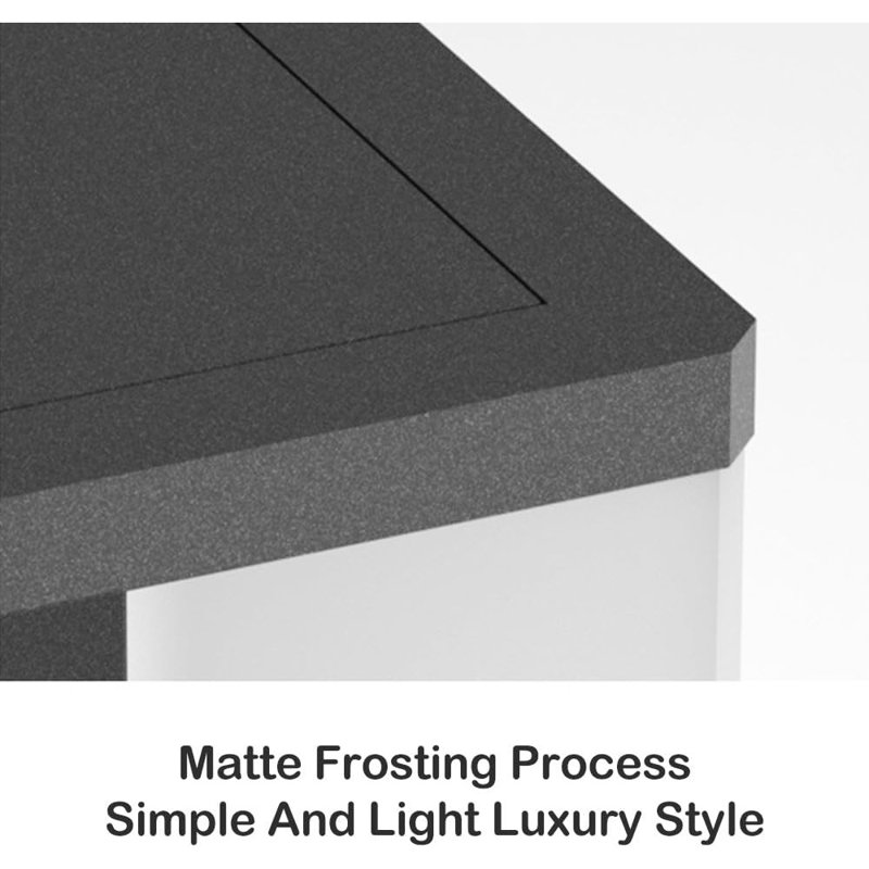 Outdoor Post Cap Lights, IP65 Waterproof Stainless Steel External Column Light, 9.8" × 7.9" Modern Luxury Pillar Lights Matte Black Post Lantern For Gardens,Yards,Balconies,Passages Or Entrances