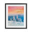 Fire and Ice Sunset, reproduction encadrée sous verre, conception de Jared Kreiss-1825645494-1825645488