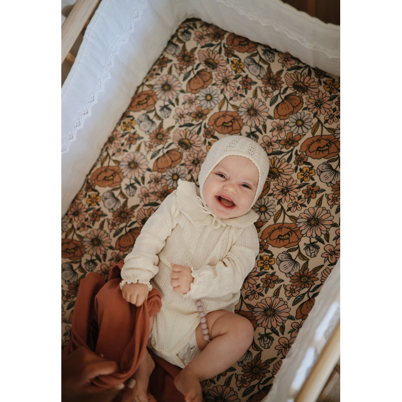 Extra Soft Muslin Crib Sheet, Falling Stars