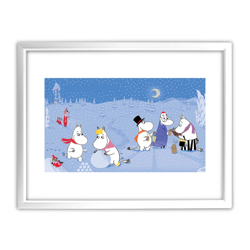 Tove Jansson - Single Picture Frame Print, White