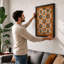 Ornamental Medallion Pattern Geometric - Framed Print-16433119-16433117