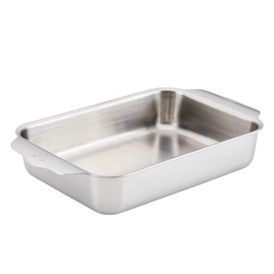 Hestan Ovenbond Tri-ply Rectangular Baker In Stainless Steel