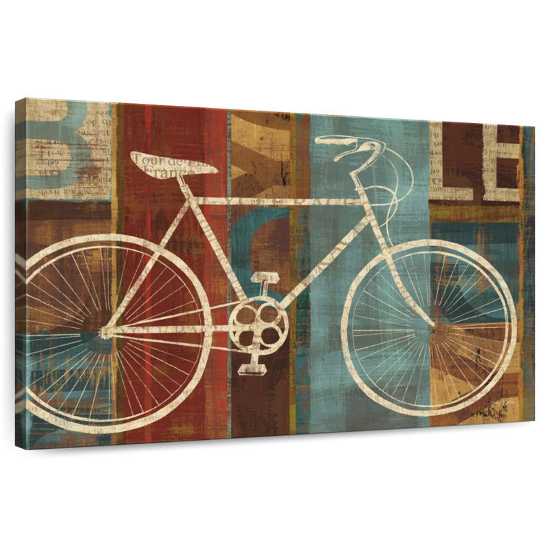 Mehar Bicycle Breaking Away, 20" H x 30" W