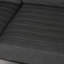 Extérieur en aluminium avec tissu gris résistant aux intempéries - Structure et coussins noirs