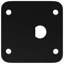 Vidaxl Standing Feet Black Iron Furniture Accessories Support Modern Design