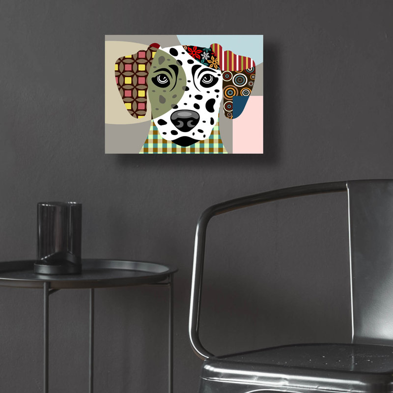 «Dalmatian Dog» par Lanre Adefioyue, H 12 po x l 16 po x P 0,13 po