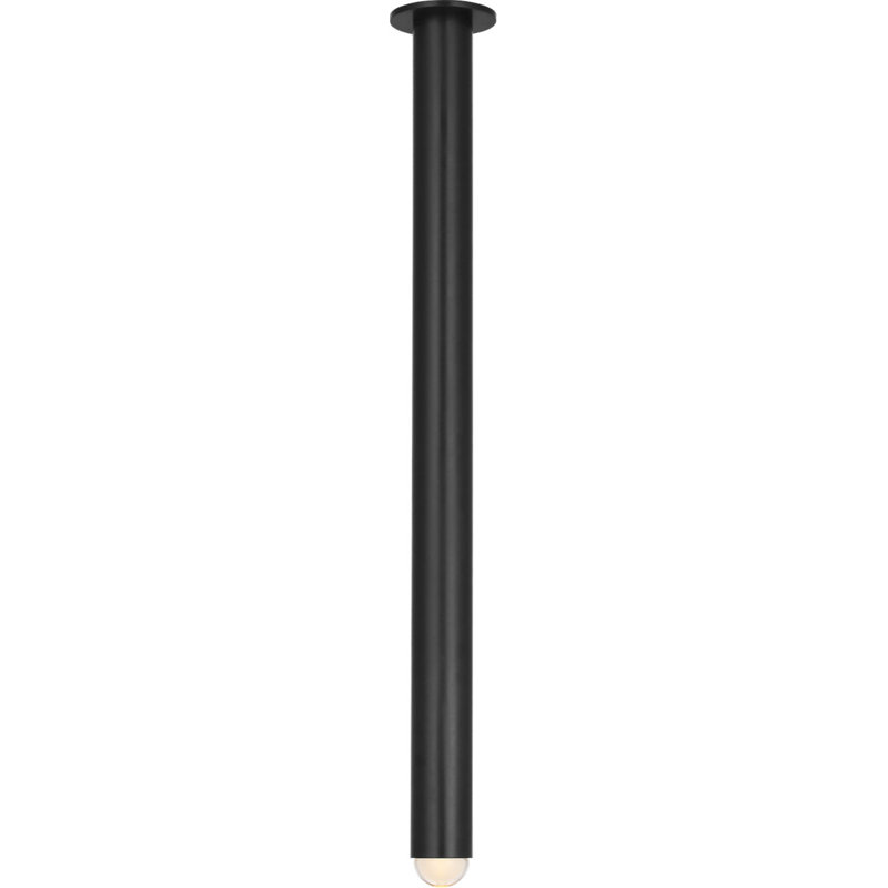 Ebell Flush Mount, 36" H x 4.5" W x 4.5" D, Dark Bronze