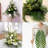 Artificial Areca Palm Leaves, 8 Pcs Faux Tropical Palm Tree Leaves Stems For Floral Arrangement, Hawaiian Luau, Jungle Beach Wedding Party Decor